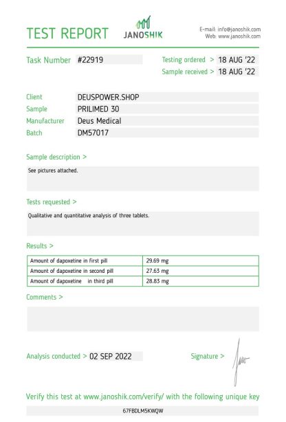 PRILIMED 30