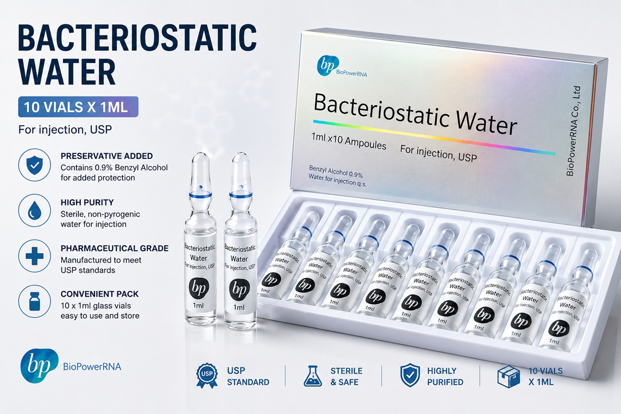 bac-watr Bacteriostatic water kit 10 vials x1 ml